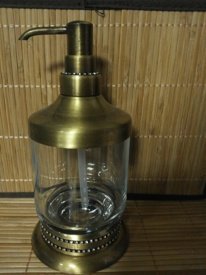 Дозатор для жидкого мыла на стол HESTIA бронза Antique