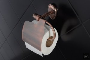 Держатель туалетной бумаги с крышкой AVTIKA