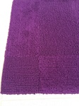 Коврик Lido 60X60 двухсторонний хлопок фиолетовый 850859- фото
