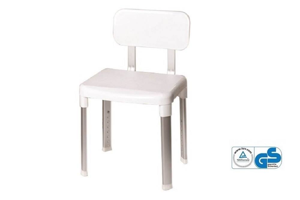 Стул- кресло для ванной Primanova с регулир. высотой M-KV20-01 , белый - фото2