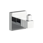 Крючок одинарный GFmark на квадратном основании, цвет ХРОМ 84114- фото