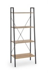 Стеллаж HALMAR NARVIK REG-2 дуб сонома/черный- фото