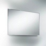 Зеркало D15 125x60 в рамке хромированной- фото2