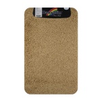 Коврик в ванную ШАГГИ ЭКО одинарный, кофе с молоком 50х 80 см, ворс 20 мм- фото