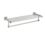 Полка для полотенец с опорой большая нержавейка GFmark 87142- фото