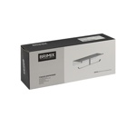 Держатель туалетной бумаги двойной антивандальный с полочкой хром, Brimix 79922- фото4