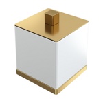Boheme Q Баночка косметическая золото матовое Qubic Matt Gold 10964-MG- фото