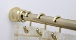 Карниз для шторы в ванну WESS Capriccio золото- фото