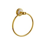 BOHEME Palazzo Держатель для полотенца кольцо золото + керамика 10105- фото