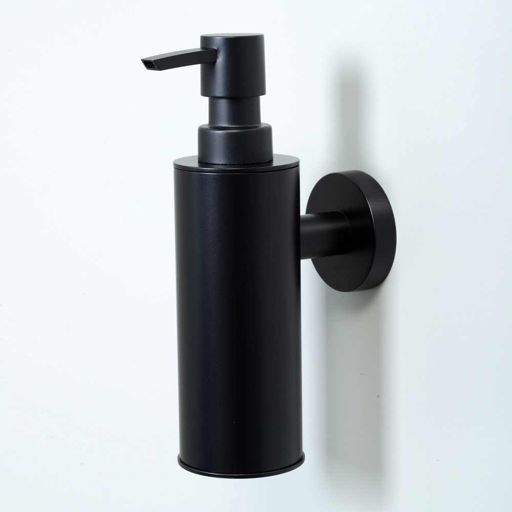 Дозатор для жидкого мыла Wasser Kraft антивандальный K-1399 Black - фото