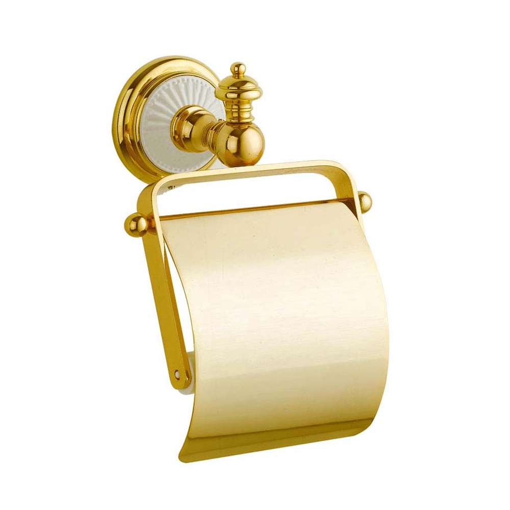 BOHEME Palazzo Держатель для туалетной бумаги золото + керамика 10101 - фото