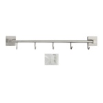 Вешалка с пятью крючками из нержавещей стали матовая GFmark 87206- фото3