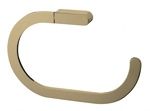 Вешалка овальная Bisk Nature gold 07951 