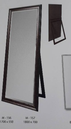 Зеркало на пол в раме М-157 (180*70 см) - фото