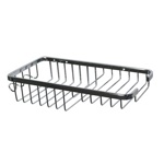 Мыльница решетка с крючками нержавейка хромированная Санакс 1220- фото