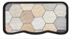 Поддон для обуви Signet, 38x75см, принт Hexagon Stones- фото3