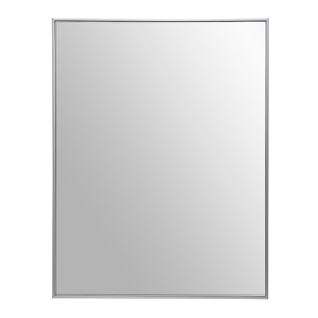 Зеркало 80x60 в рамке алюминиевой матовой М-151 - фото3
