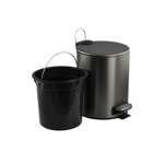 Ведро 5 л Санакс с микролифтом 10505 цвет оружейная сталь- фото4