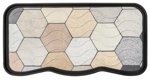 Поддон для обуви Signet, 38x75см, принт Hexagon Stones- фото2