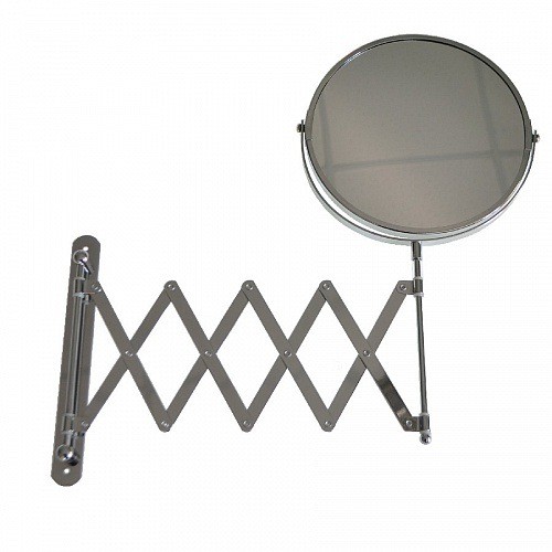 Зеркало косметическое настенное хромированное гармошка САНАКС 75269 - фото