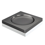 Boheme Q Мыльница квадратная Qubic Gun Metal 10960-GM- фото