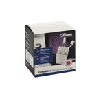 Стакан стеклянный с креплением к стене на круглом основании, цвет ХРОМ GFmark 79005- фото5