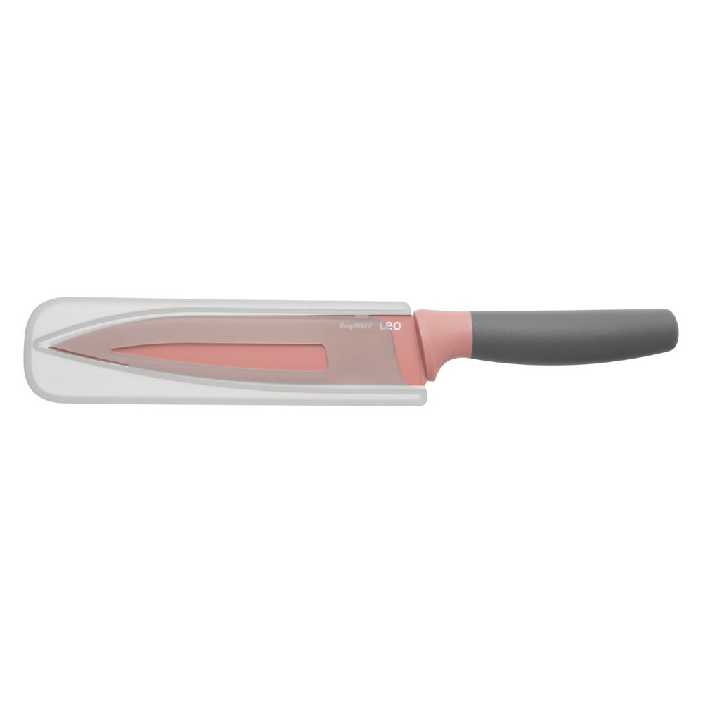 Нож для мяса BergHoff Leo 19см цвет лезвия розовый 3950110 - фото2