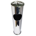 Урна с пепельницей  из нержавеющей стали САНАКС, 2017																						- фото