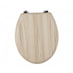 Сиденье унитаза дерево сосна Zalel МДФ P-5018 светлое дерево- фото