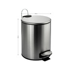 Ведро 5 л Санакс с микролифтом 10500 цвет сатин- фото3