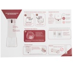 Дозатор на стол сенсорный для дезсредств 350 мл пластик белый GFmark 726- фото3