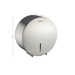 Диспенсер туалетной бумаги в рулонах нержавейка сатин Brimix 9922- фото3