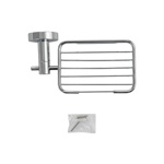 Мыльница на основании, решётка на круглом основании цвет ХРОМ GFmark 79007- фото2