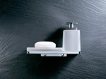Дозатор для жидкого мыла стеклянный матовый Langberger 32021A-01-00- фото4