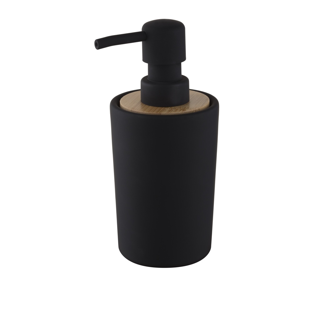 Дозатор для жидкого мыла Bisk 06572 Plain Black - фото