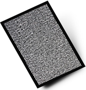 Коврик придверный грязезащитный 80х120 см Floor mat (Profi) серый