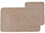 Коврик для ванной Primanova хлопок Круг 100х60, 50х60 / GM_3_B25 (бежевый)- фото2