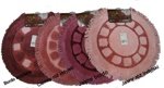 Коврик круг d 90 см светло-розовый - фото
