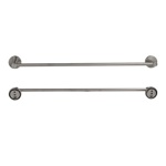 Держатель для полотенца GFmark 600 мм, из нержавеющей стали,  80001											- фото3