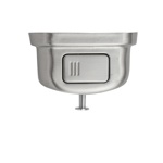 Дозатор для жидкого мыла и антисептиков матовый BRIMIX 614  из нержавеющей стали 500 мл - фото4