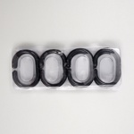 Карниз для ванны Wasserkraft Elbe SC-729090 черный угловой- фото6