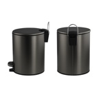 Ведро 5 л Санакс с микролифтом 10505 цвет оружейная сталь- фото3