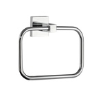 Держатель для полотенца кольцо квадрат, цвет хром GFmark, 84147											- фото
