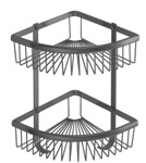 Полка Savol решетка угловая двойная графит S-Q5854-2- фото