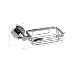 Мыльница на основании, решётка на круглом основании цвет ХРОМ GFmark 79007- фото3