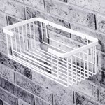 Полка Wasserkraft K-711 white металлическая прямая белая - фото2