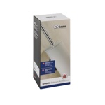 Ёрш для унитаза GFmark стеклянный к стене с квадратным основанием, цвет золото матовое 93162									- фото4