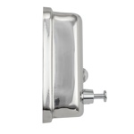 Дозатор для жидкого мыла BRIMIX 618 нержавеющая сталь, 500 мл хром- фото4