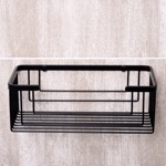 Полка для душа прямая Wasserkraft K-711Black- фото3